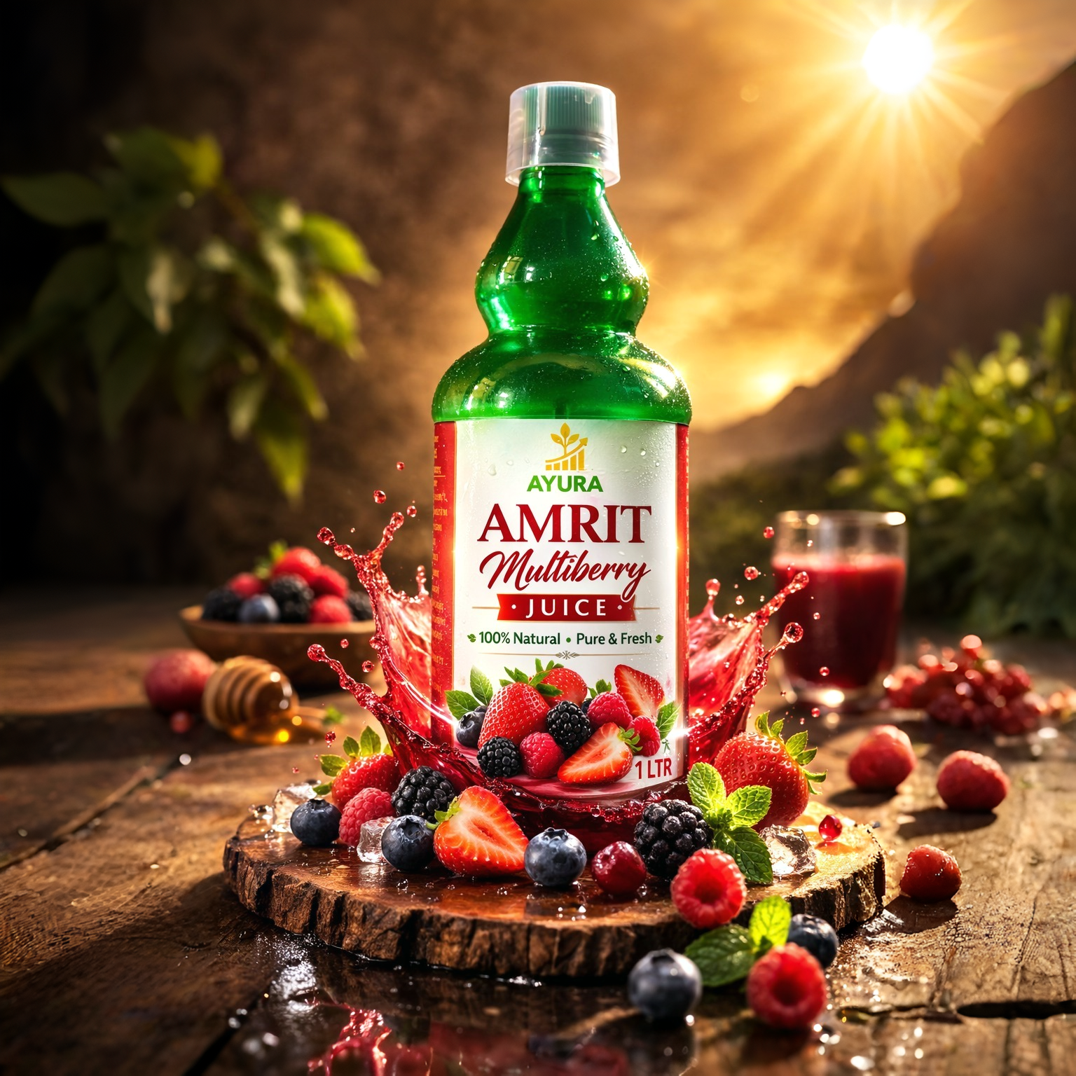 Ayura amrit multiberry juice 1 liter